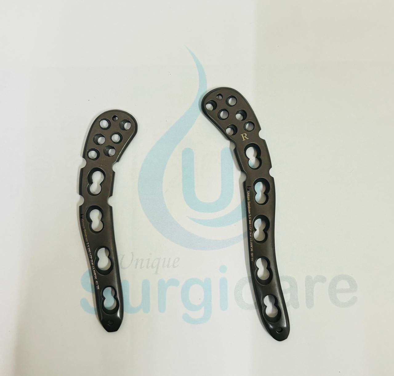 Locking superior anterior clavicle lateral exth plate  titanium